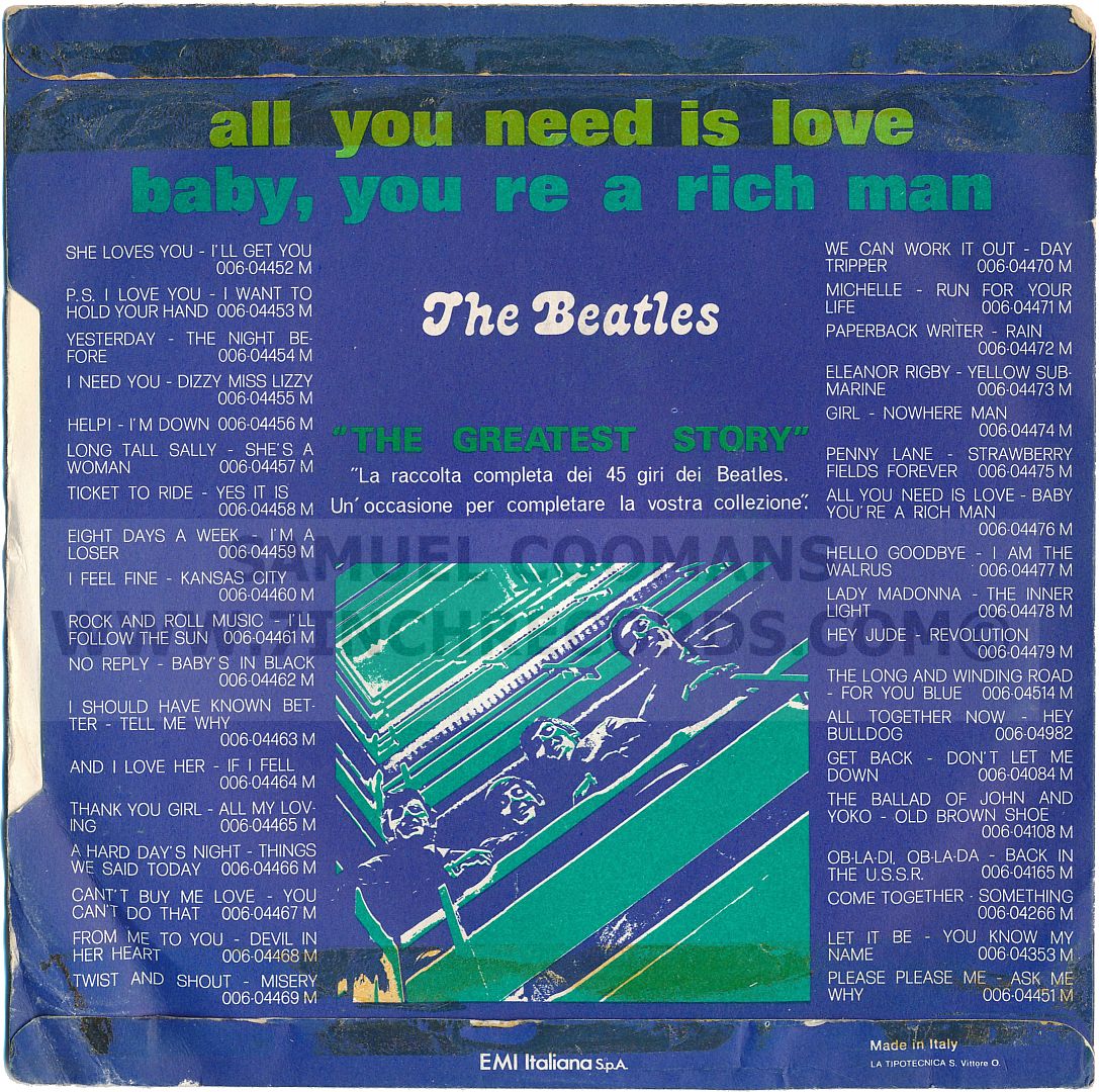 Back of sleeve